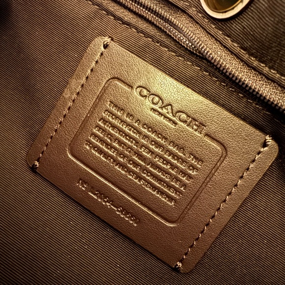 Coach Dusty Lavender Leather Tote Bag - Picture 3 of 4